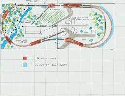 Model train layout Space Planning