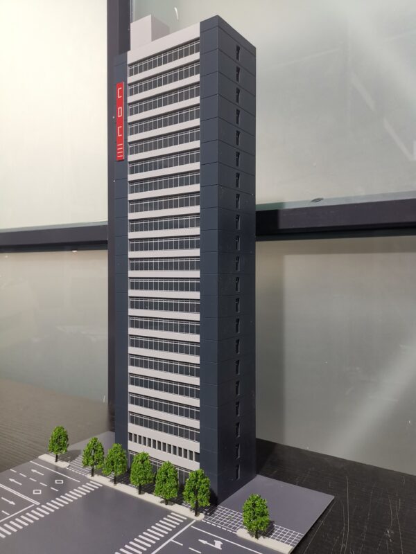 N scale tall building