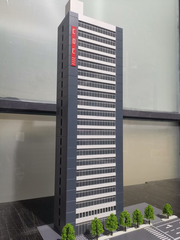 N scale tall building