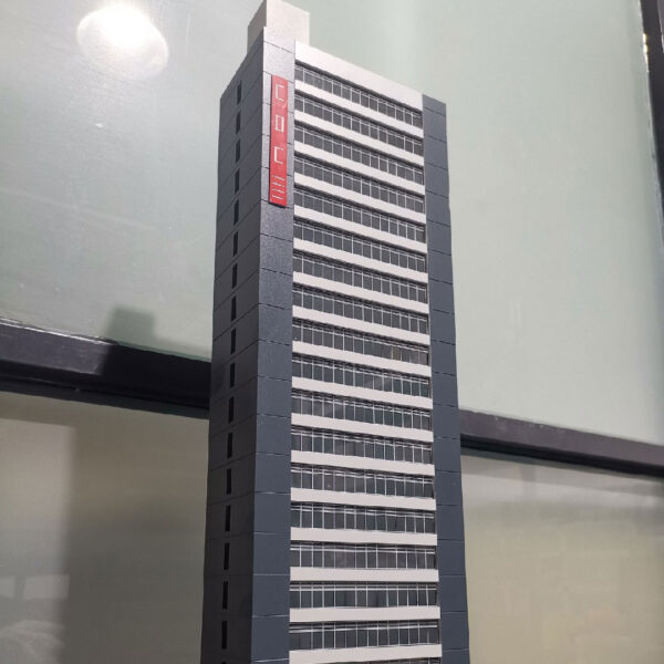 N scale tall building