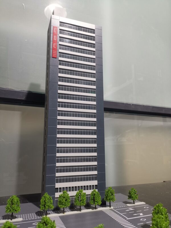 N scale tall building