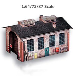 1:87/72/64 Scale Warehouse Factory Model Building