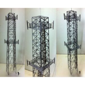 HO 1:87 Scale Model Train Railway Communication Tower
