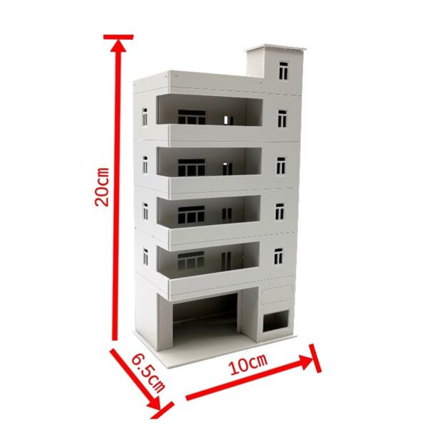 HO scale apartment building