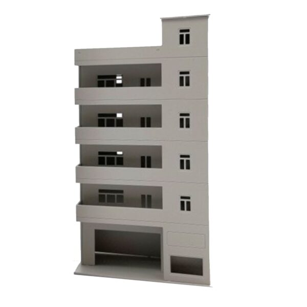 HO scale apartment building