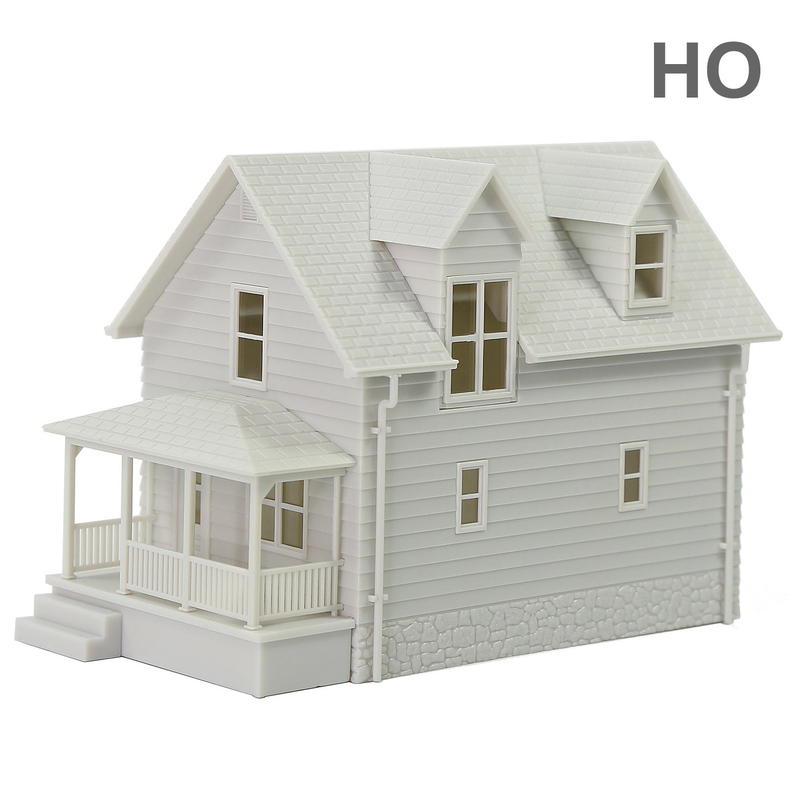 HO scale model village house