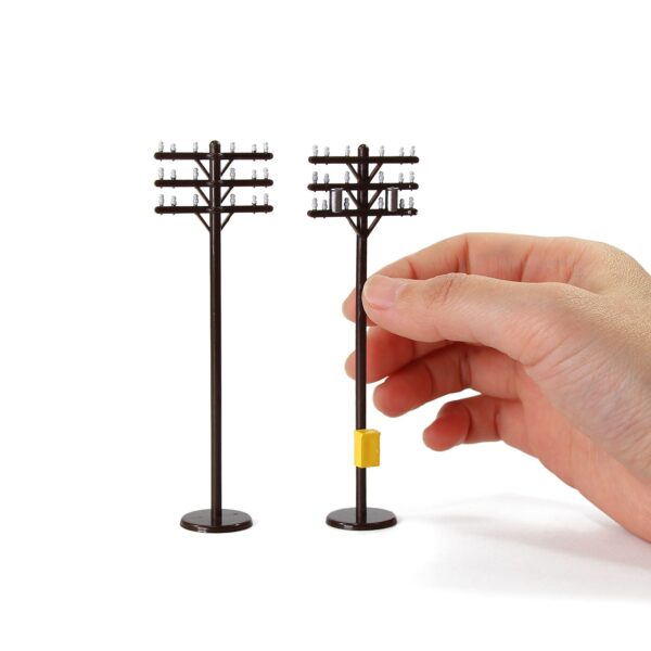 24pcs model train HO scale telegraph poles