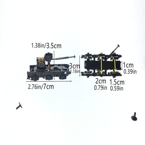 HO scale model train bogie kits