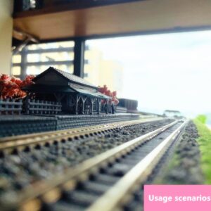 HO 1:87 Scale Cement Pillow Track Simulation 50cm Lg