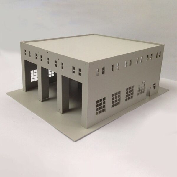 HO scale fire station