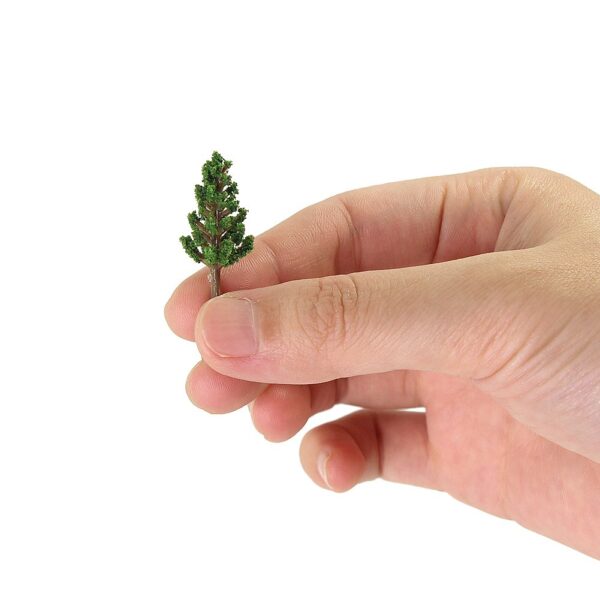 n & z scale green pine trees